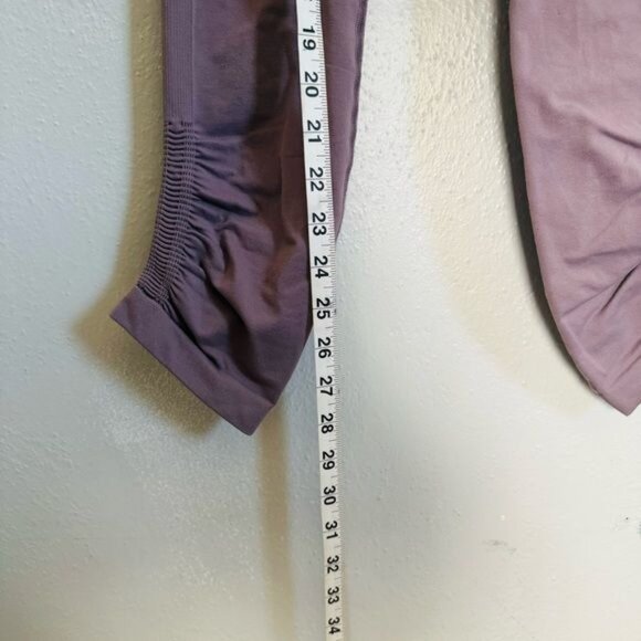 Lululemon Flow & Go Crop Cool Cocoa (Mauve) Size 4 - Picture 7 of 8